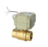 2-Way Brass Ball Valve With Electric Actuator and Manual Override