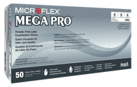 MICROFLEX® Mega Pro L85 Latex Exam Glove with Extended Cuff