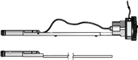 CS-27/W / CS-27/BAK Hydrostatic Fuel Level Probe For Installation On the fuel filler  