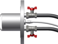 S-TK-P Flanged Seals With Extended Diaphragm Direct Diaphragm And Cleaning System  