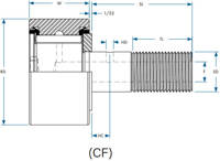 (C)CF-SB Series Needle Roller Bearing