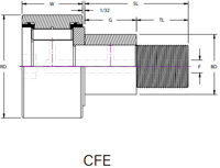 (C)CFE Series Needle Roller Bearing  