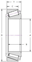 02800 Series - LM11900 Series Tapered Roller Bearing 