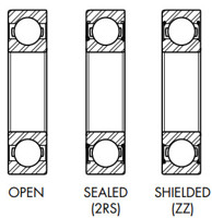 16000 Series Radial Ball Bearing