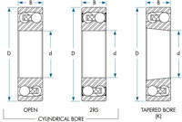 2200 Series Self-Aligning Ball Bearing 