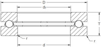 51100/51200 Series Thrust Bearings