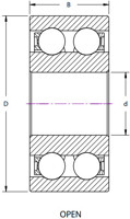 5200P Series Double Row Ball Bearing   