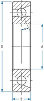 7400 Series Angular Contact Ball Bearing  