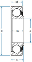 WC87000 Series Special Purpose Ball Bearing   