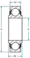 WC88000 Series Special Purpose Ball Bearing   