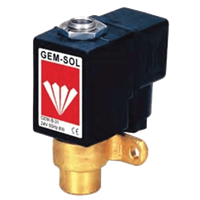 Gem-Sol In-Line 1/8", 1/4" 2/2-Way Solenoid Valve