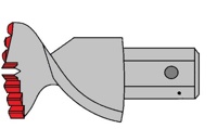 1 ¾” AF HEX Centre Bits