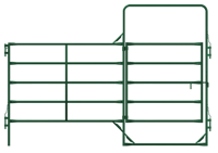 Heavy Duty Panels with Man Gate