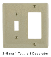 Combination Wallplates - 2-Gang