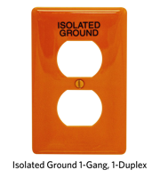 Pre-Marked Wallplates - Isolated Ground & Computer Only