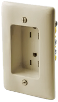 Tamper-Resistant Recessed Receptacles