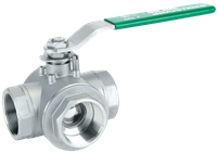 503F Series 3-Way Ball Valve 1/4" - 2"