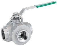 504F Series 4-Way Ball Valve 1/4" - 2"