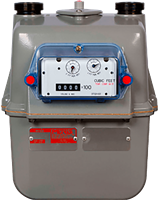 Metris 250 Residential Diaphragm Gas Meter