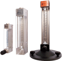 UMR - UXR - URA Series Glass Tube Variable Area Flow Meter