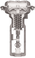 D/R Series Spring-Diaphragm Pneumatic Linear Actuators