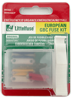 094368 Series - Carded European Emergency Ceramic Fuse Kit