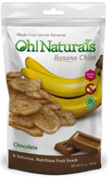 Chocolate Banana Chips (12 Bags)