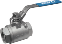 2 Piece 316 Stainless Steel Ball Valve #266FTW