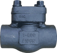 Socket Weld End & Threaded End Forged Steel Swing Check Valve #SC800SW/TE