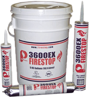 3600EX Intumescent Firestop Caulking