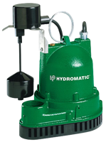 Pentair Hydromatic W/D/V-A1 Cast Iron Sump Pumps