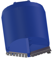 Tapered Bottom Drilling Bucket