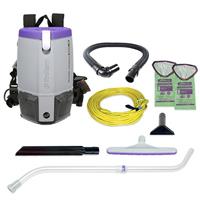 Super Coach Pro 6, 6 Qt. Backpack Vacuum w/ Xover Multi-Surface Telescoping Wand Tool Kit