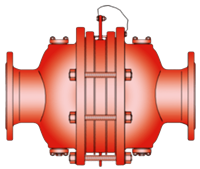 FA-I-PTFE In-Line Deflagration Flame Arrester