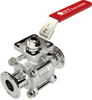 Series SB9B "Tri-Clamp" Ball Valve