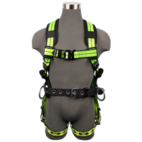 PRO+ Construction Harness: 3D, QC Chest, TB Legs