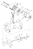 Meter, Turbine, 3 Inch, Guardsman™ G Series, Model K2BD - Spare Parts