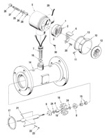 Meter, Turbine, 4 Inch, Guardsman™ G Series, Model K2BE - Spare Parts