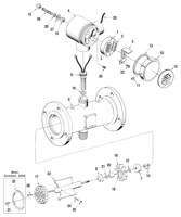 Meter, Turbine, 4 Inch, Guardsman™ LSJ-H, Model K2GE and LSJ-V Model K2SE Series - Spare Parts