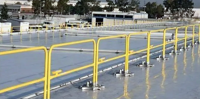 SafetyRail 2000 Finish Rail, Standard / Galvanized / Galv Base Kit