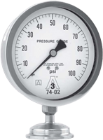 700TA Series Sanitary Gauge with Integrated Diaphragm Seal