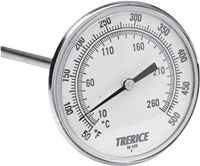 Rear Connect X-Series Bimetal Thermometer