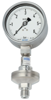 Model DSS34M Pressure Gauge per EN 837-1 with Mounted Diaphragm Seal