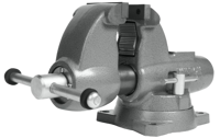 C-0 Pipe and Bench Vise, 3-1/2" Jaw Width, 5" Max Jaw Opening, 4-1/2" Throat Depth