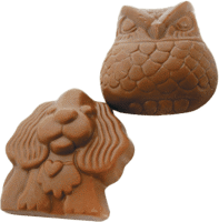 Wrapped Dog/Owl Dark Chocolate - Box of 36